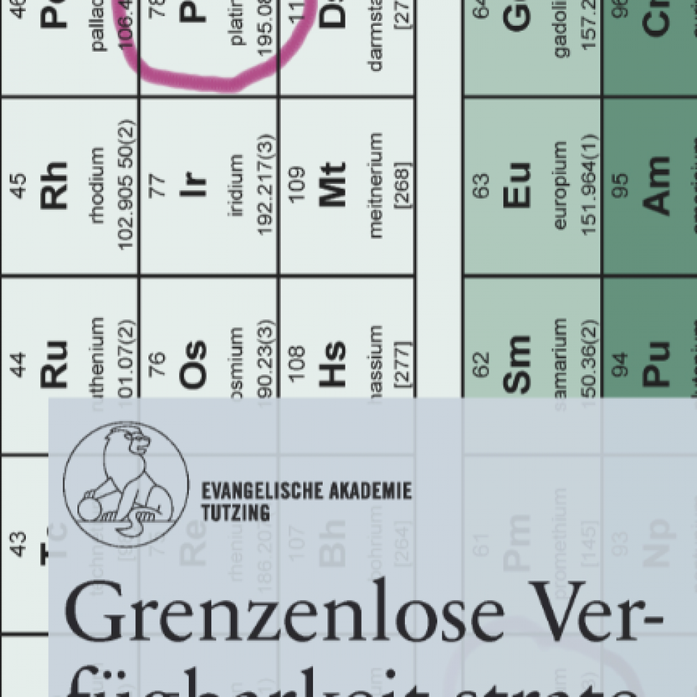 Grenzenlose Verfügbarkeit Verfügbarkeit strategischer Metalle? Postfossile Perspektiven